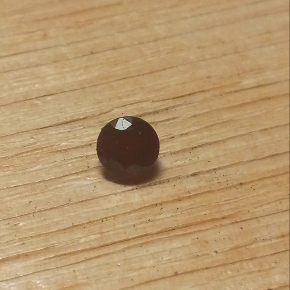 Faceted Round Red Spinel 1.41 ct